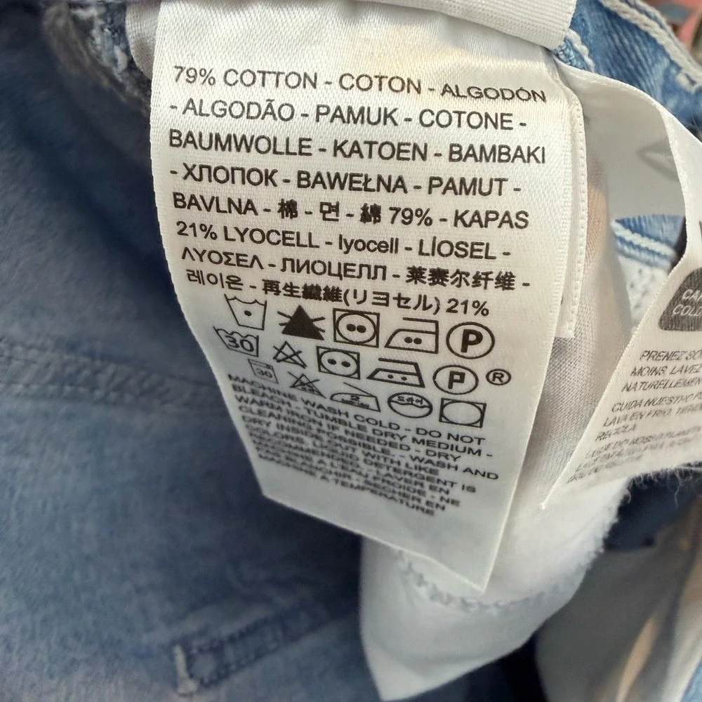 Levi's Utility‎ High Loose Cargo Jeans in Blue Size 27